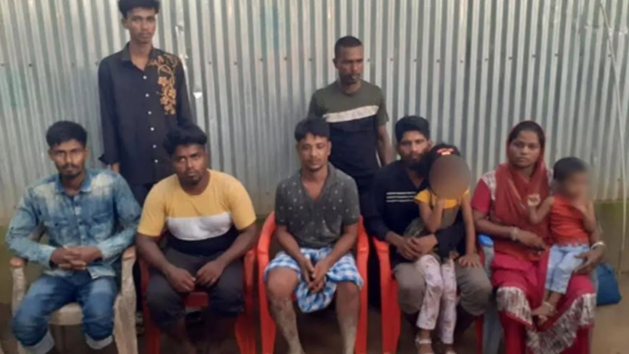 ধোবাউড়া সীমান্ত দিয়ে ৯ জনকে পুশ ইন