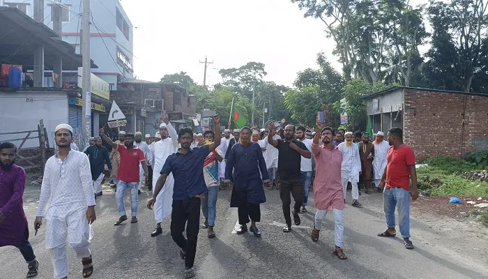 রাজাপুরে জামায়াতে ইসলামীর শুকরিয়া মিছিল
