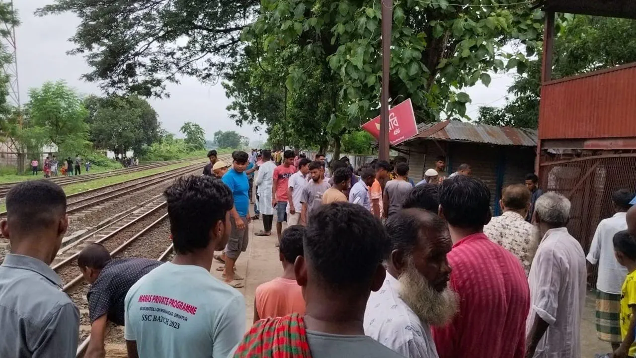 দিনাজপুরে ট্রেনে কাটা পড়ে নারীসহ প্রাণ গেল ২ জনের