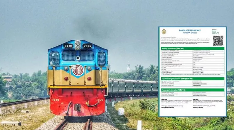 ট্রেনে ঈদের ফিরতি যাত্রায় ২৫ মার্চের টিকিট মিলছে আজ
