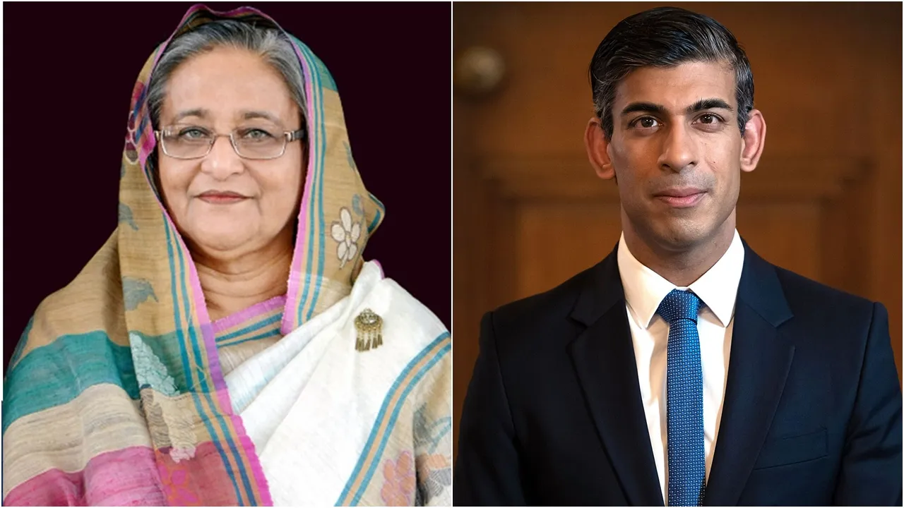 শুভেচ্ছা জানিয়ে শেখ হাসিনাকে ঋষি সুনাকের চিঠি