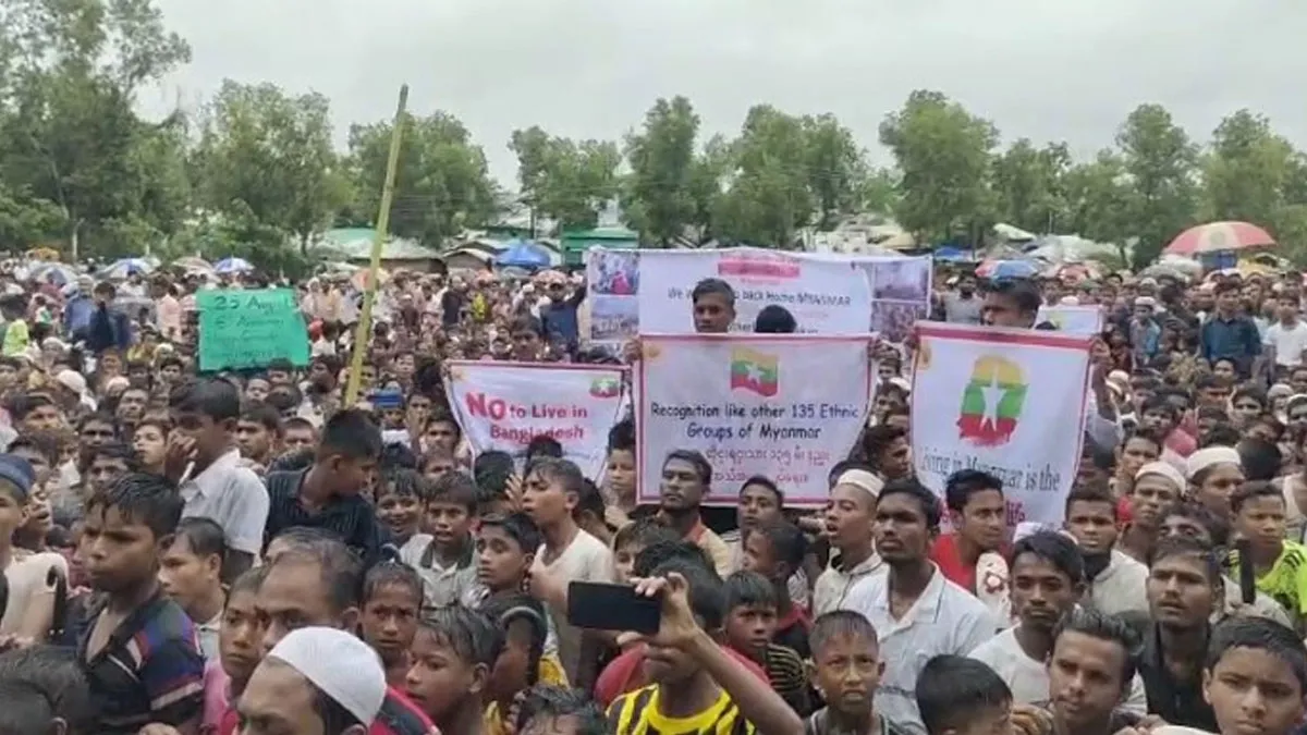গণহত্যা দিবসে রোহিঙ্গাদের স্বদেশে ফেরার আকুতি