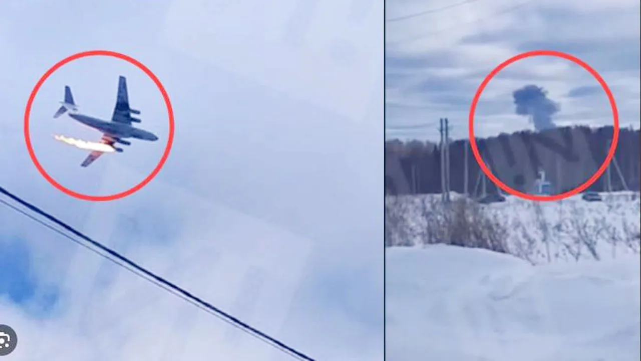 রুশ সামরিক কার্গো বিমান বিধ্বস্ত , নিহত ৭