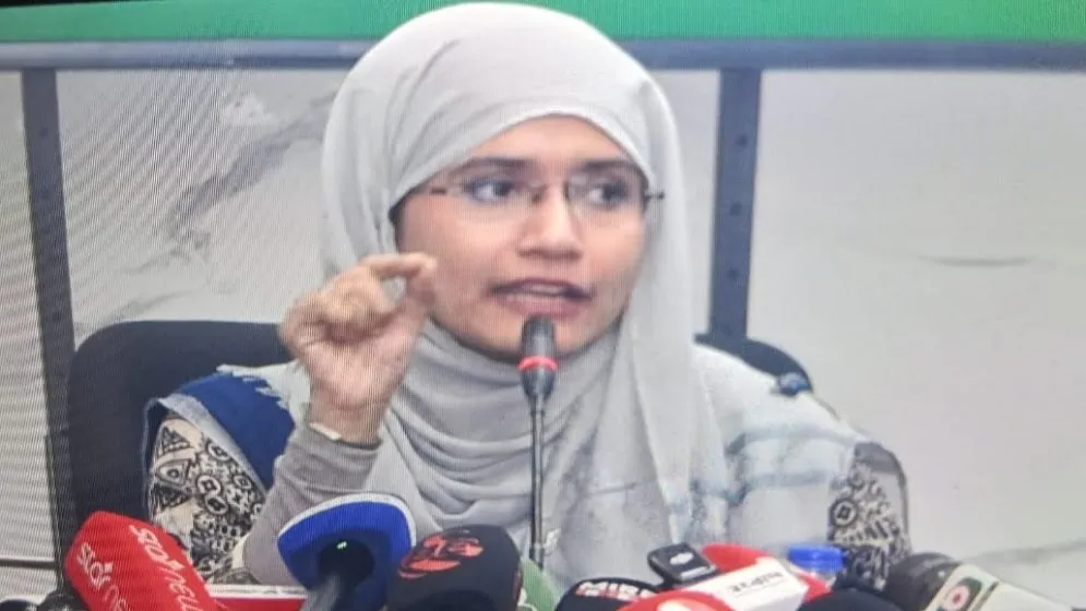 ৫৩ বছরে দেশ ‘মাফিয়াতন্ত্রে’ পরিণত হয়েছে: সামান্তা শারমিন