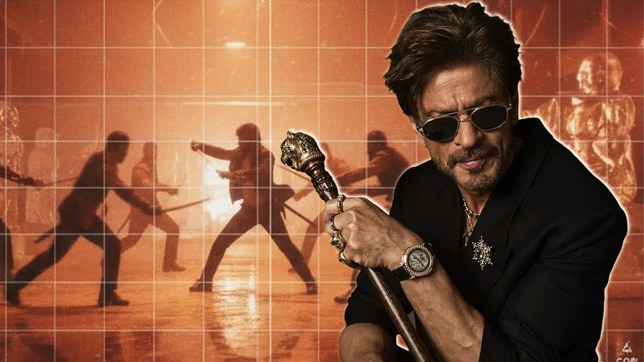 Shah Rukh Khan with sword in hand, video leaked, causing a stir