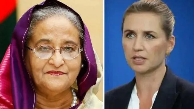 শেখ হাসিনাকে ডেনমার্কের প্রধানমন্ত্রীর ফোন