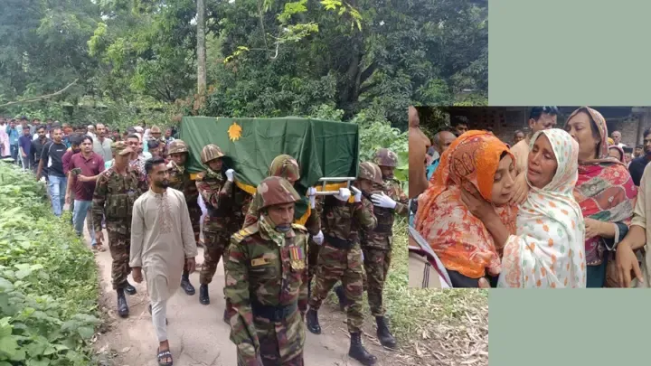 সেনাসদস্য রিফায়াতের মরদেহ রাজশাহীতে, শোকে পরিবার