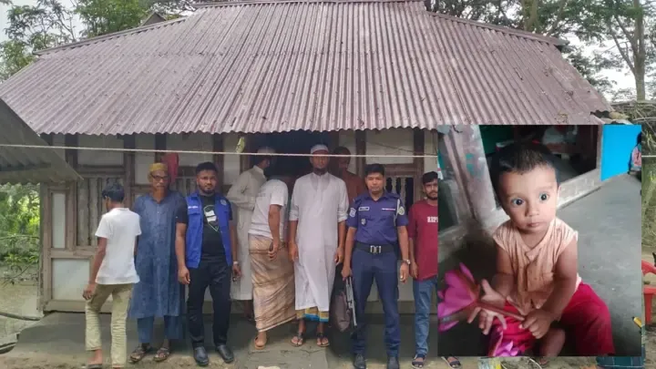 বাবার পাশে ঘুমিয়ে থাকা ১০ মাসের শিশু নিখোঁজ, আতঙ্কে এলাকাবাসী