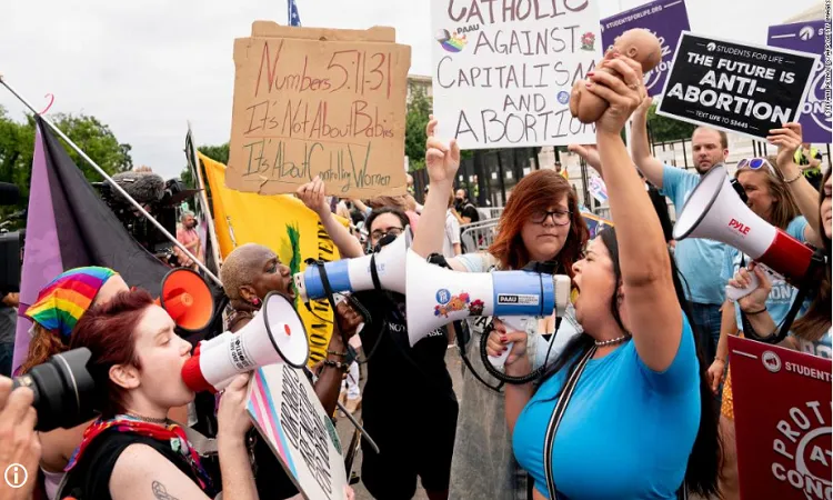 Two Christians are on opposite sides of the abortion debate