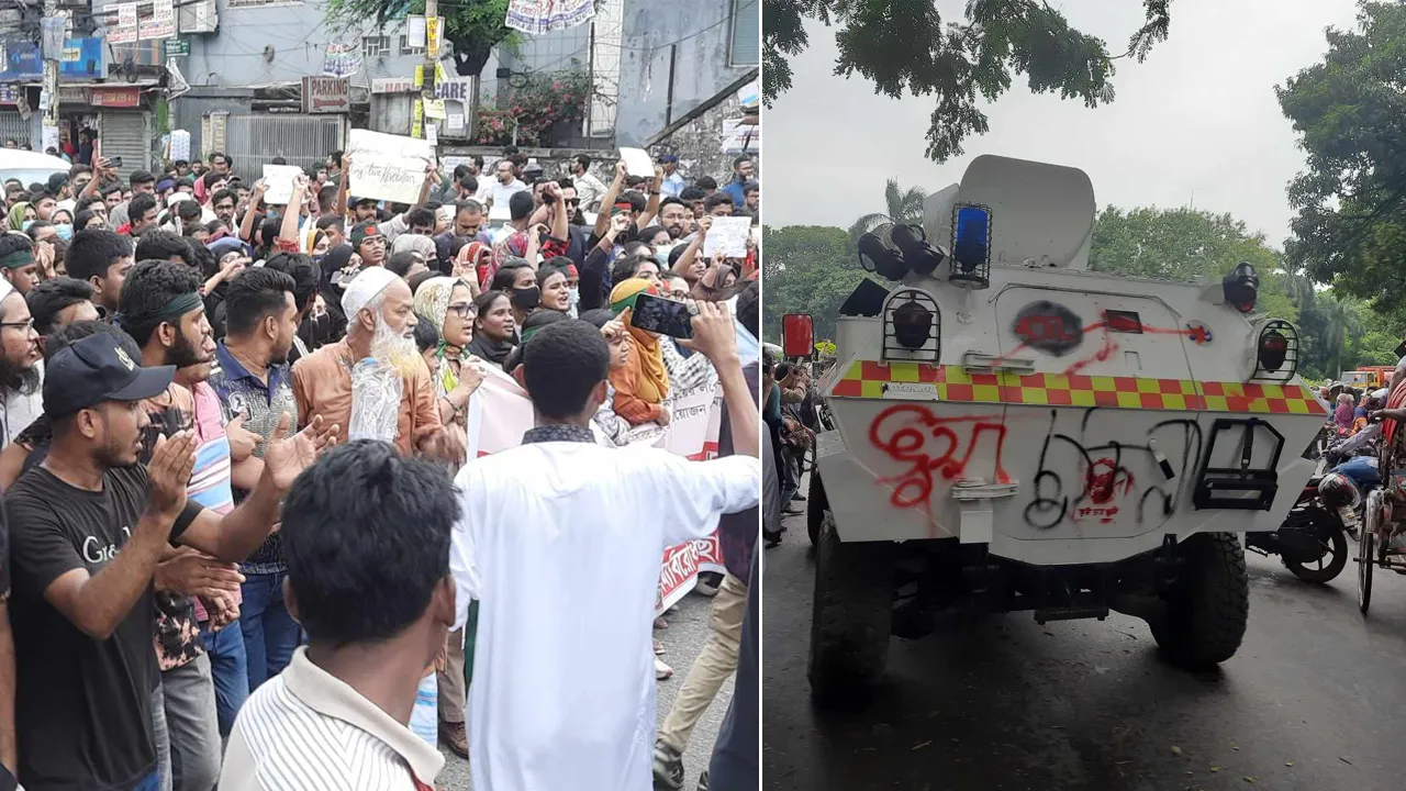 এবার শাহবাগ অবরোধ করলেন শিক্ষার্থীরা