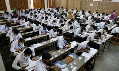 students in a classroom