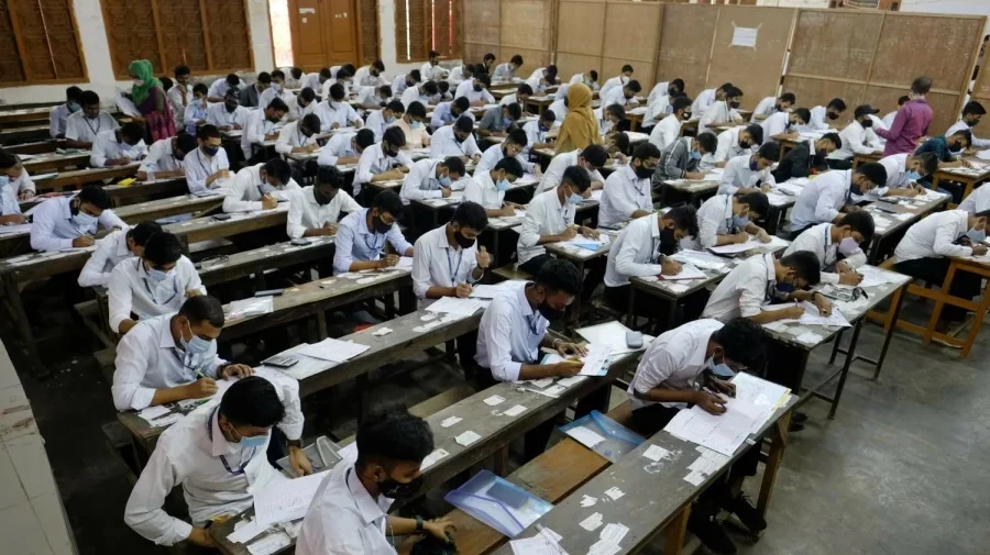 students in a classroom