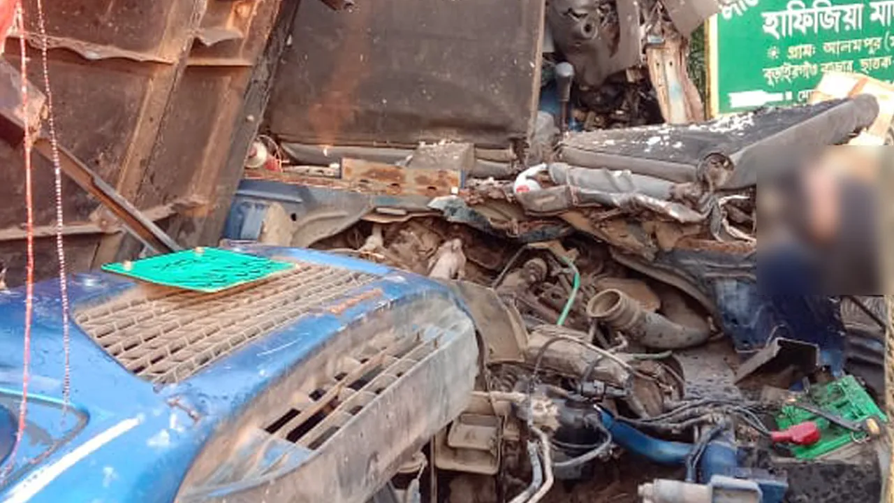 সুনামগঞ্জে বাস-পিকআপের সংঘর্ষে নিহত ১