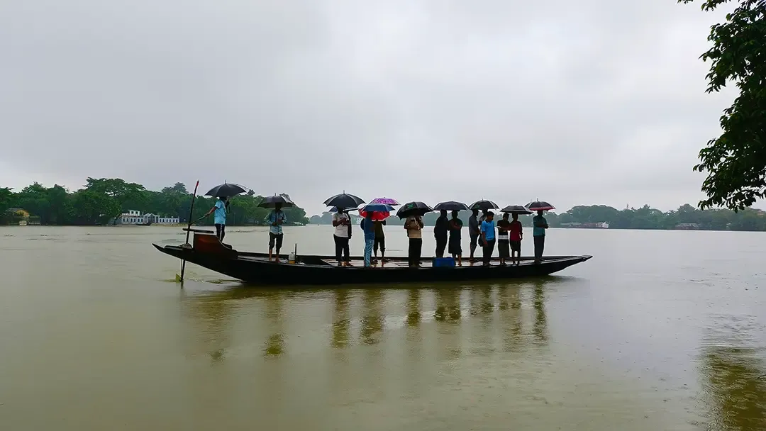 টানা বৃষ্টিতে সুনামগঞ্জে নদ-নদীর পানি বৃদ্ধি অব্যাহত