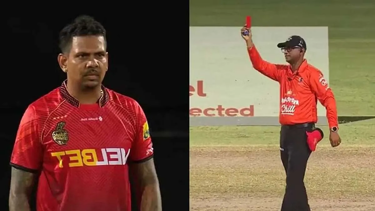 ক্রিকেট ইতিহাসে প্রথমবার দেখানো হলো লাল কার্ড