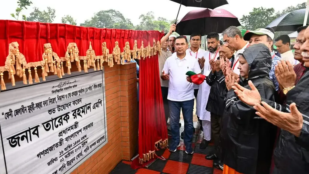 ফেনীতে মুহুরী-কহুয়া প্রকল্প উদ্বোধন করলেন প্রধানমন্ত্রী