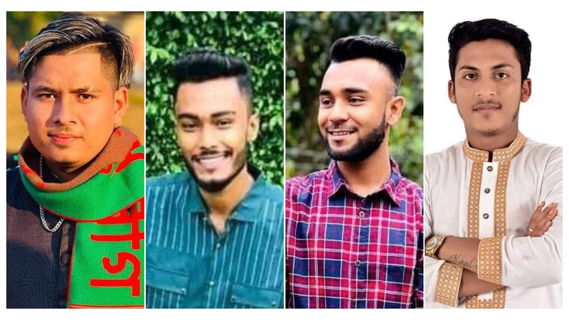 أربعة نشطاء من رابطة طلبة بنغلاديش قتلوا في حادث سير في سيلهت