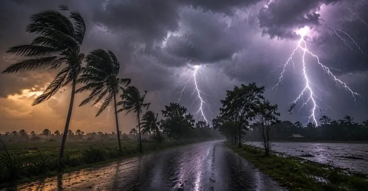২৩ জেলায় ঝোড়ো হাওয়াসহ বজ্রবৃষ্টি হতে পারে
