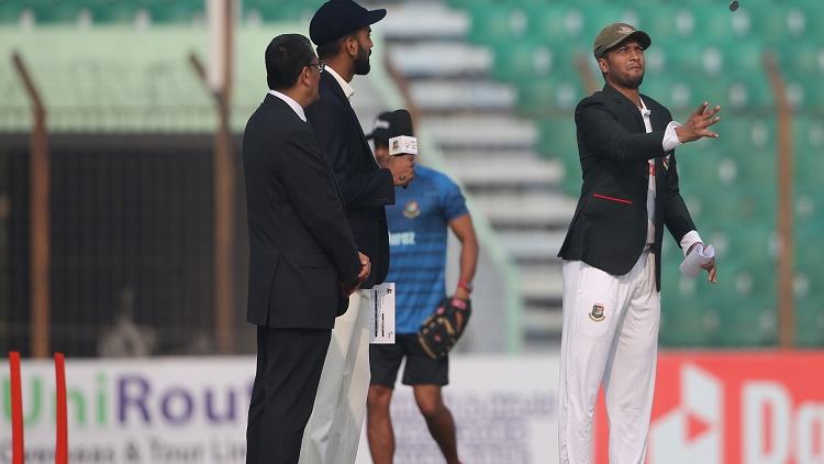 India bat in first Test against Tigers, Zakir makes debut