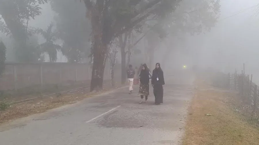 তীব্র শীতে নাজেহাল পঞ্চগড়