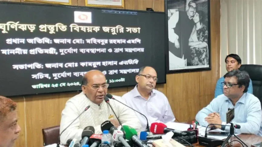 রেমাল মোকাবিলায় ৮০ হাজার স্বেচ্ছাসেবক প্রস্তুত : ত্রাণপ্রতিমন্ত্রী
