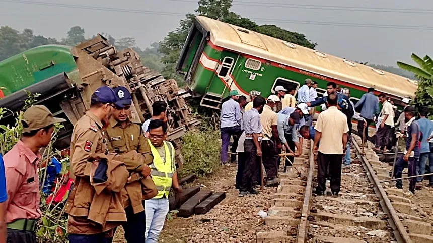 Gazipur train accident: '20 feet of rail track removed by saboteurs'