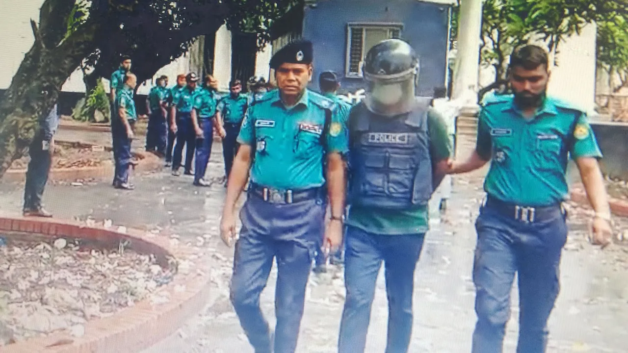 চানখারপুলে হত্যার আসামির ট্রাইব্যুনালে অভিযোগ গঠন