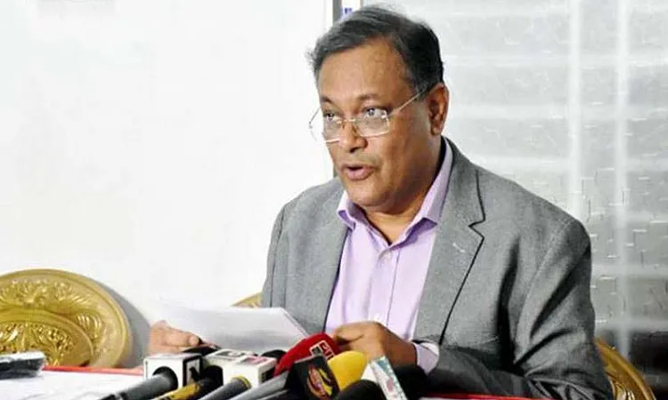 ভারত-পাকিস্তান অভিনন্দন জানিয়েছে, বিএনপি পারেনি : তথ্যমন্ত্রী