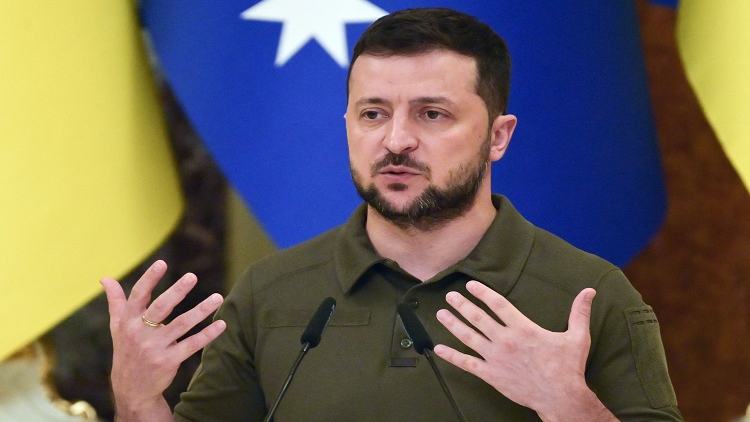 Ukrainian president blames Russia for global food insecurity