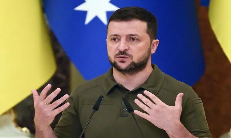 Ukrainian president blames Russia for global food insecurity