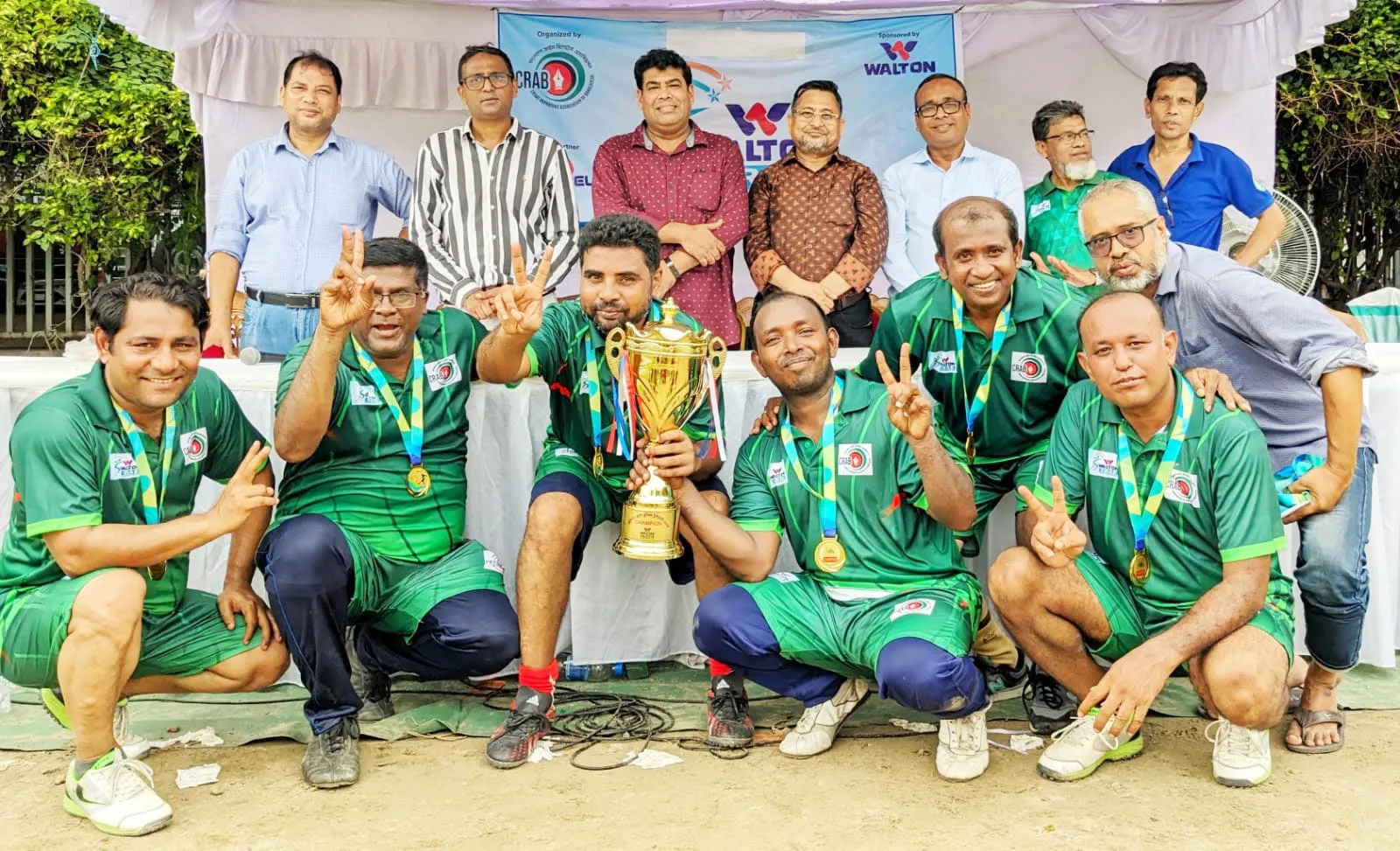ওয়ালটন-ক্র্যাব স্পোর্টস ফেস্টিভ্যালে এভারগ্রিনের টানা তৃতীয় শিরোপা জয়