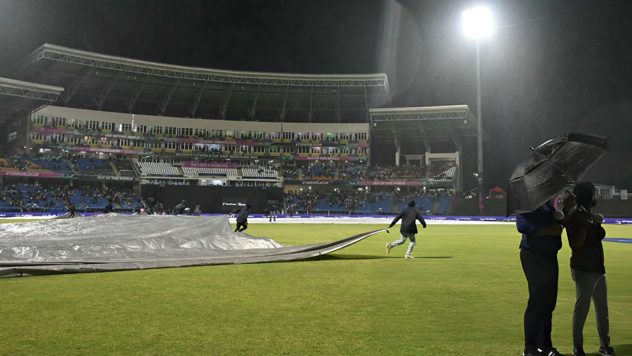 আবারও বৃষ্টিতে বন্ধ খেলা