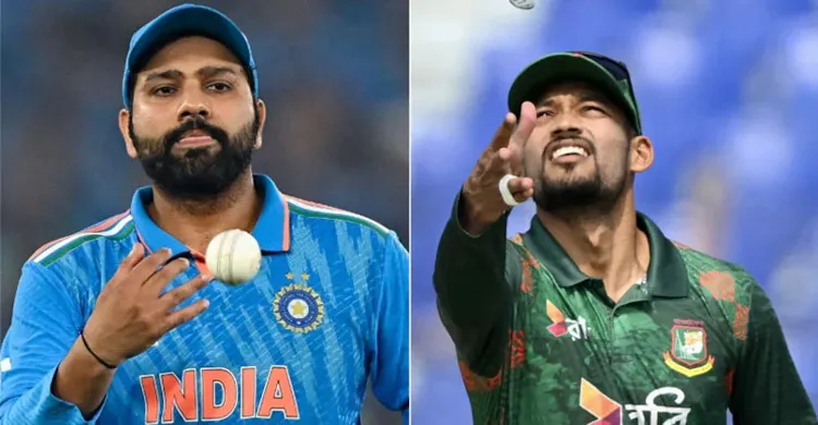 ভারতের বিপক্ষে টস জিতে ফিল্ডিং নিলো বাংলাদেশ