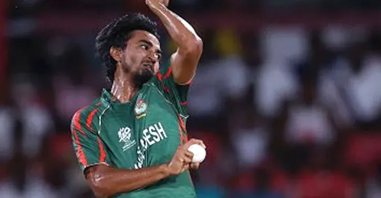 এক ওভারে কোহলি-সূর্যকুমারকে ফেরালেন তানজিম সাকিব