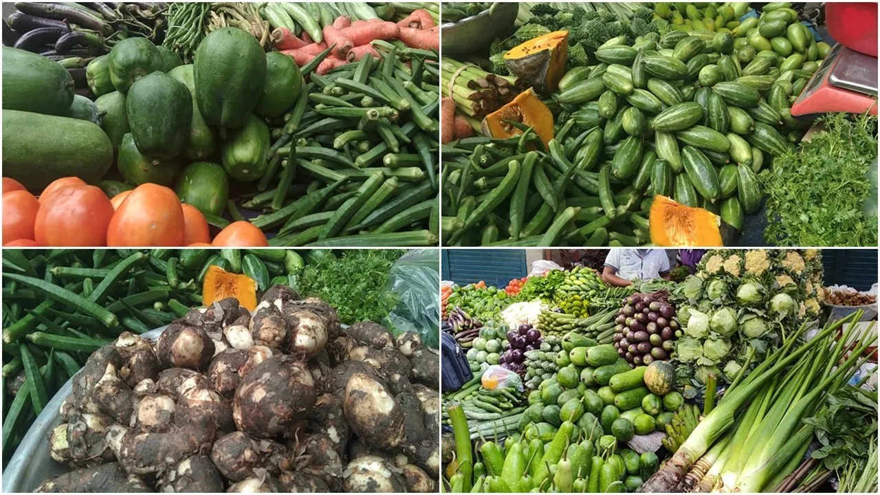 ফাঁকা বাজারে চোখ রাঙাচ্ছে সবজি