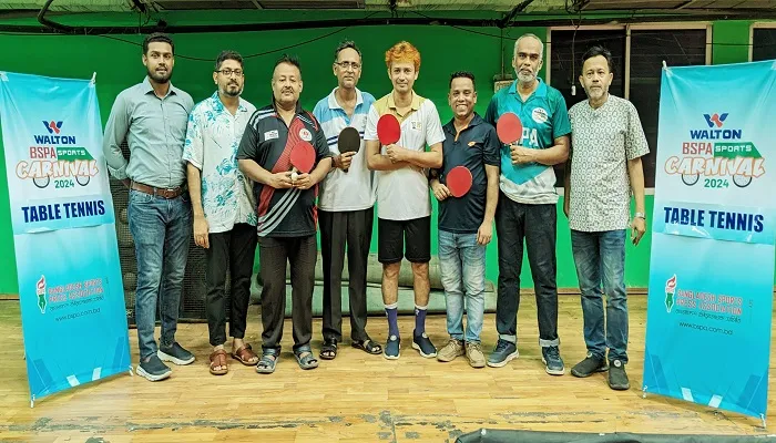 ওয়ালটন-বিএসপিএ স্পোর্টস কার্নিভাল-২০২৪ : টেবিল টেনিসে রুমেল খানের দ্বিমুকুট জয়