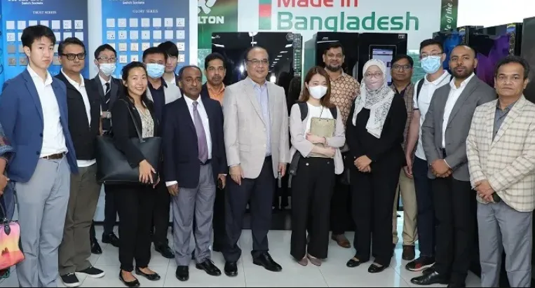 ওয়ালটন হেডকোয়ার্টার পরিদর্শন করে প্রশংসা এটিপিএফের প্রতিনিধিদলের