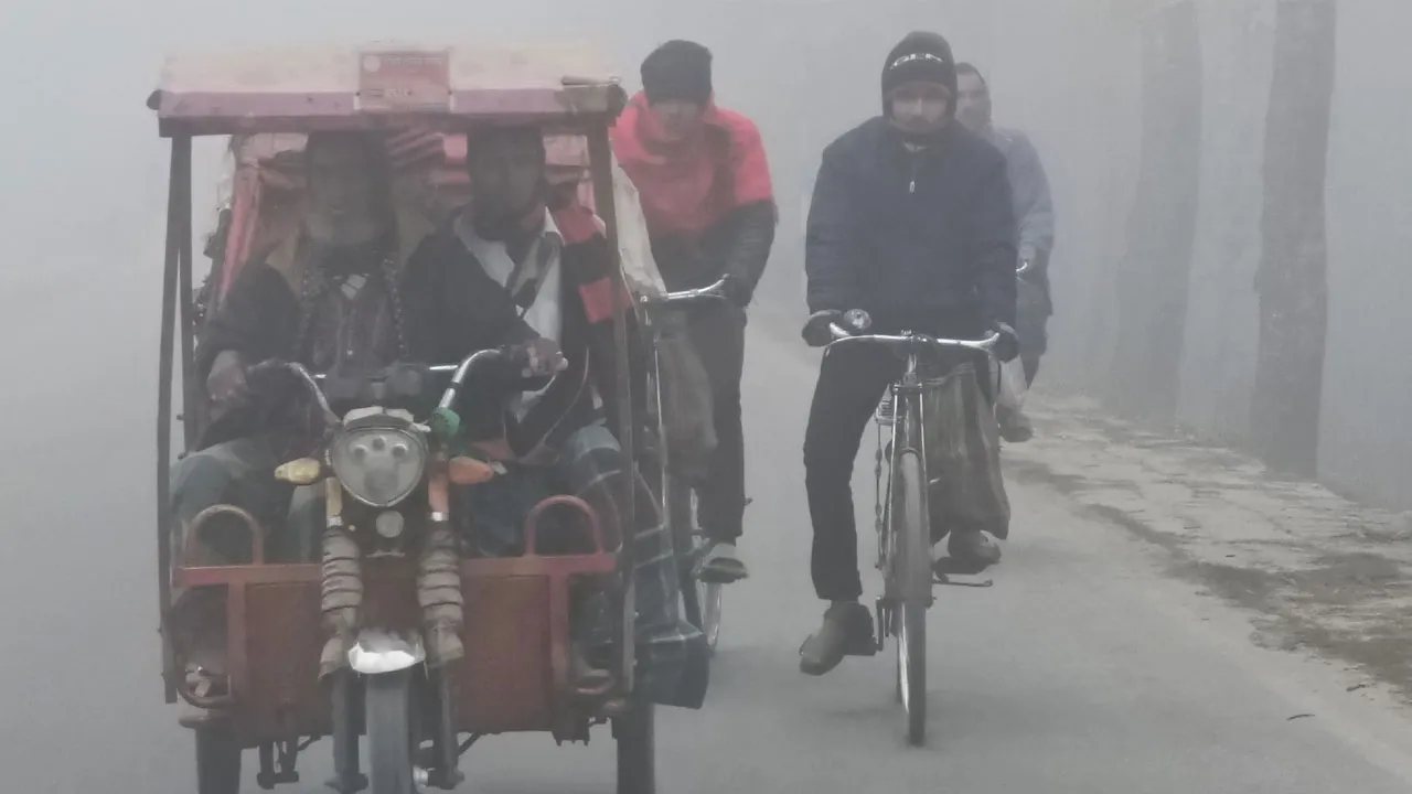 কুড়িগ্রামে জেঁকে বসেছে শীত, তাপমাত্রা ৬ দশমিক ৮
