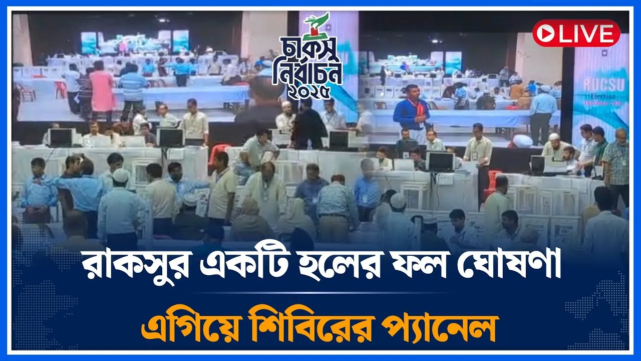 🔴LIVE রাকসু নির্বাচনে ফলাফল ঘোষণা  চলছে  | RUCSU Election | Time News