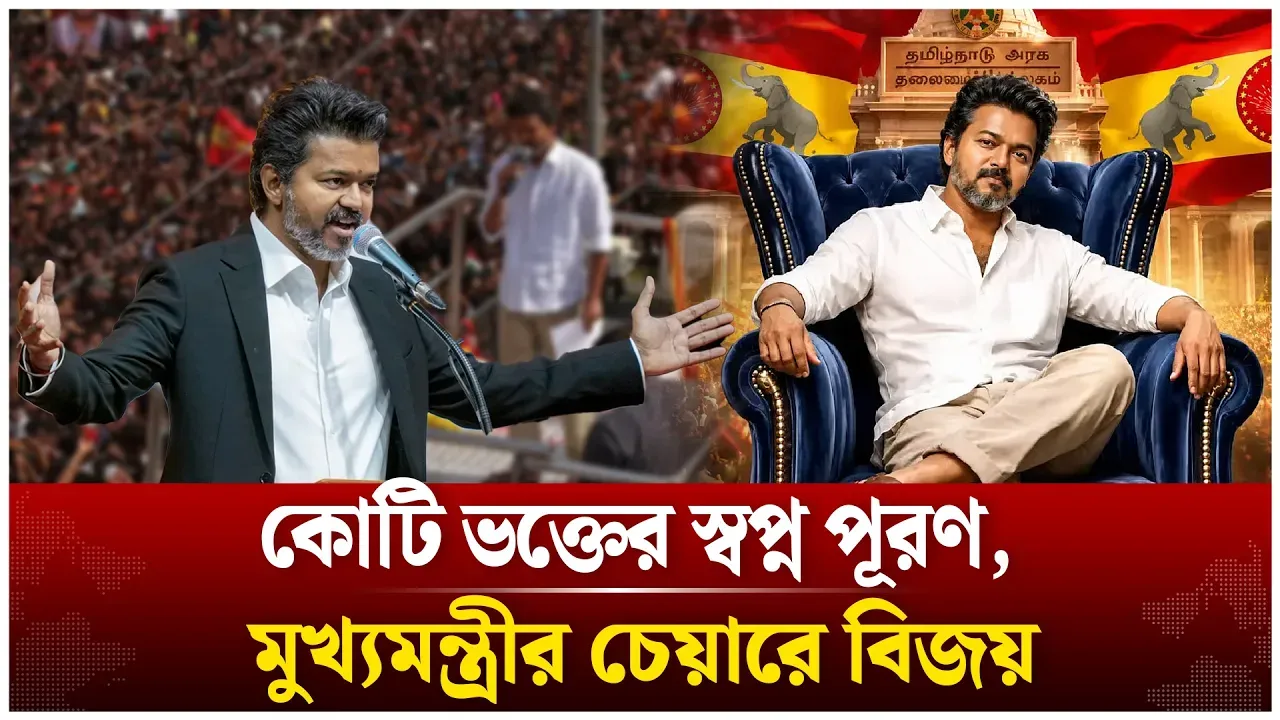 রাজনৈতিক নাটক শেষে বিজয়ের হাতে তামিলনাড়ুর দায়িত্ব |  Thalapathy Vijay | CM Tamil Nadu | Time News