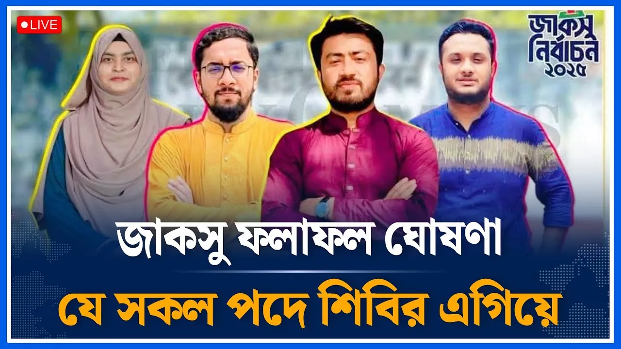 Live🔴জাকসু ফলাফল ঘোষণা কে হচ্ছেন ভিপি ও এজিএস | JACSU Election | Time News