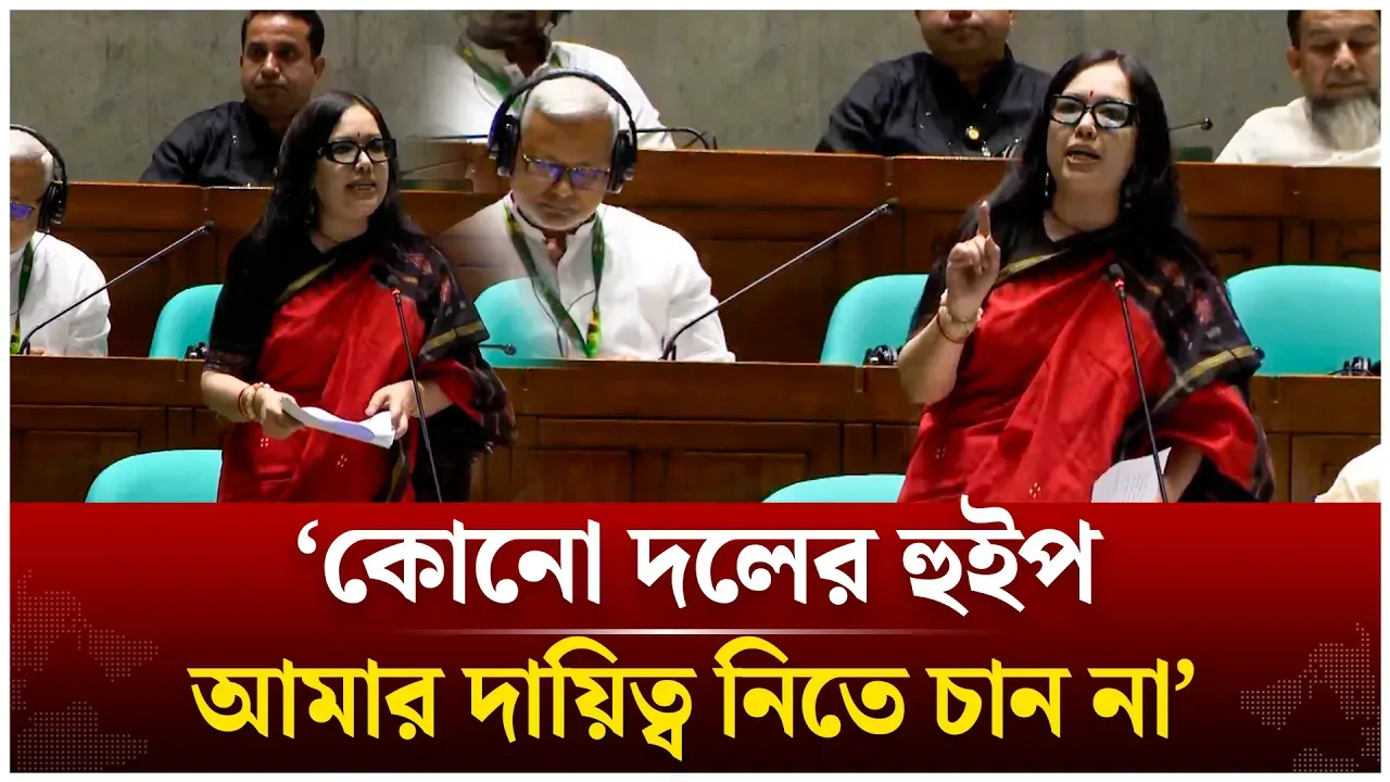 কোনো দলের হুইপ আমার দায়িত্ব নিতে চান না: রুমিন ফারহানা | Rumeen Farhana | Sangsad | Time News Live