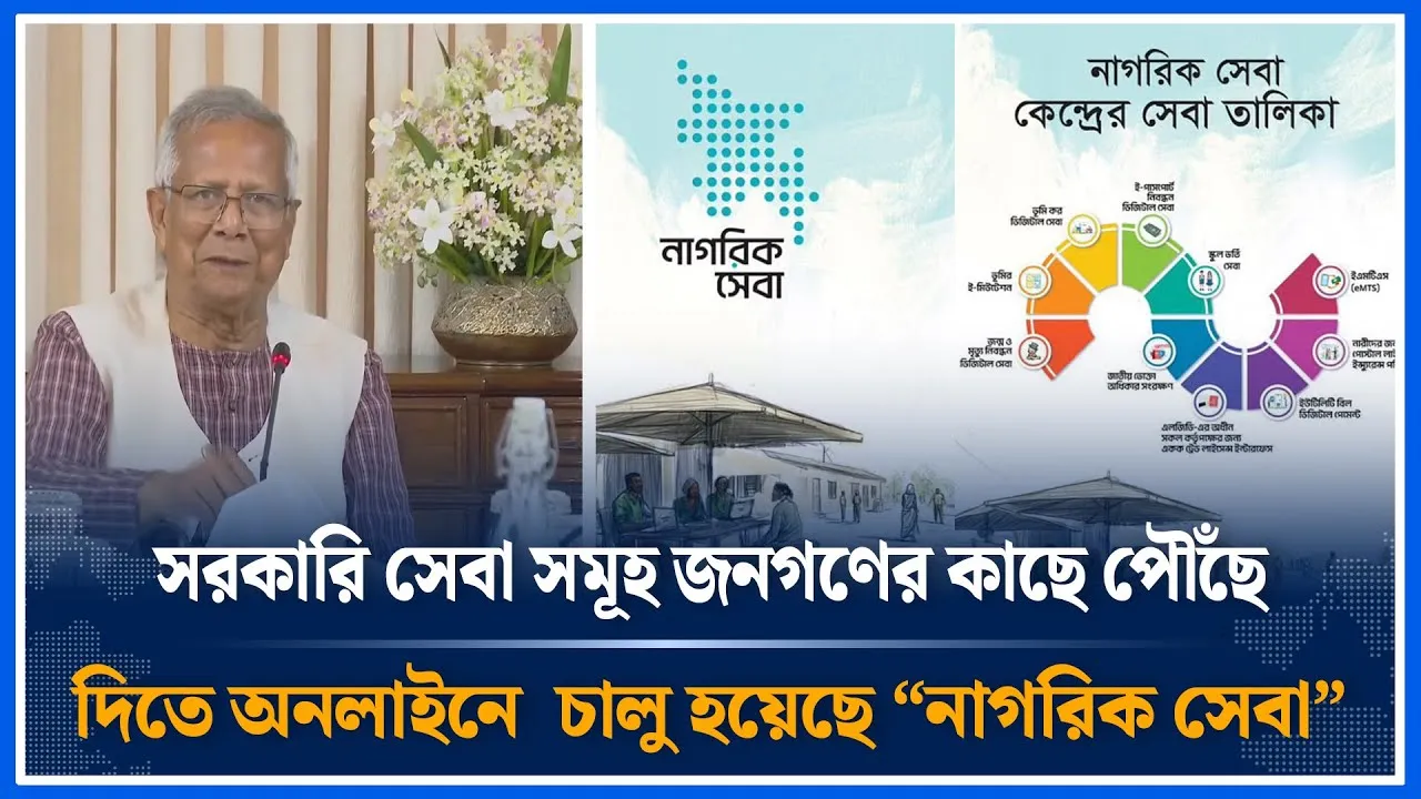 সরকারি বিভিন্ন সেবাকে জনগণের কাছে পৌঁছে দেয়ার লক্ষ্যে অনলাইনে  চালু হয়েছে “নাগরিক সেবা” | Time News