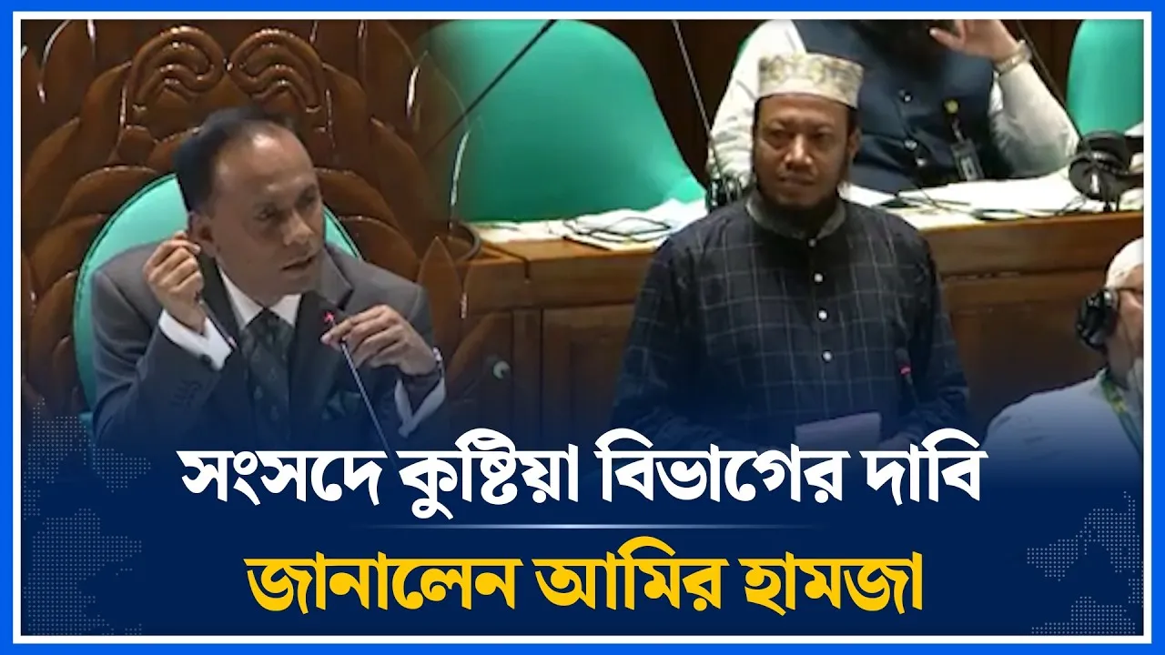 সংসদে কুষ্টিয়া বিভাগের দাবি জানালেন আমির হামজা | Amir Hamza | Kushtia | Time News