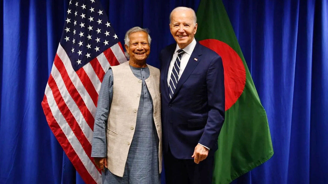 জো বাইডেনের সঙ্গে বৈঠকে বসেছেন ড. ইউনূস